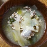 白菜&大根&豚肉のスープ